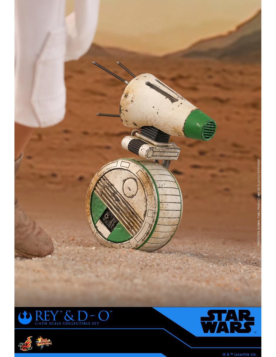 Set figuras acción Star Wars The Force Awakens Rey y D-O collectors 6