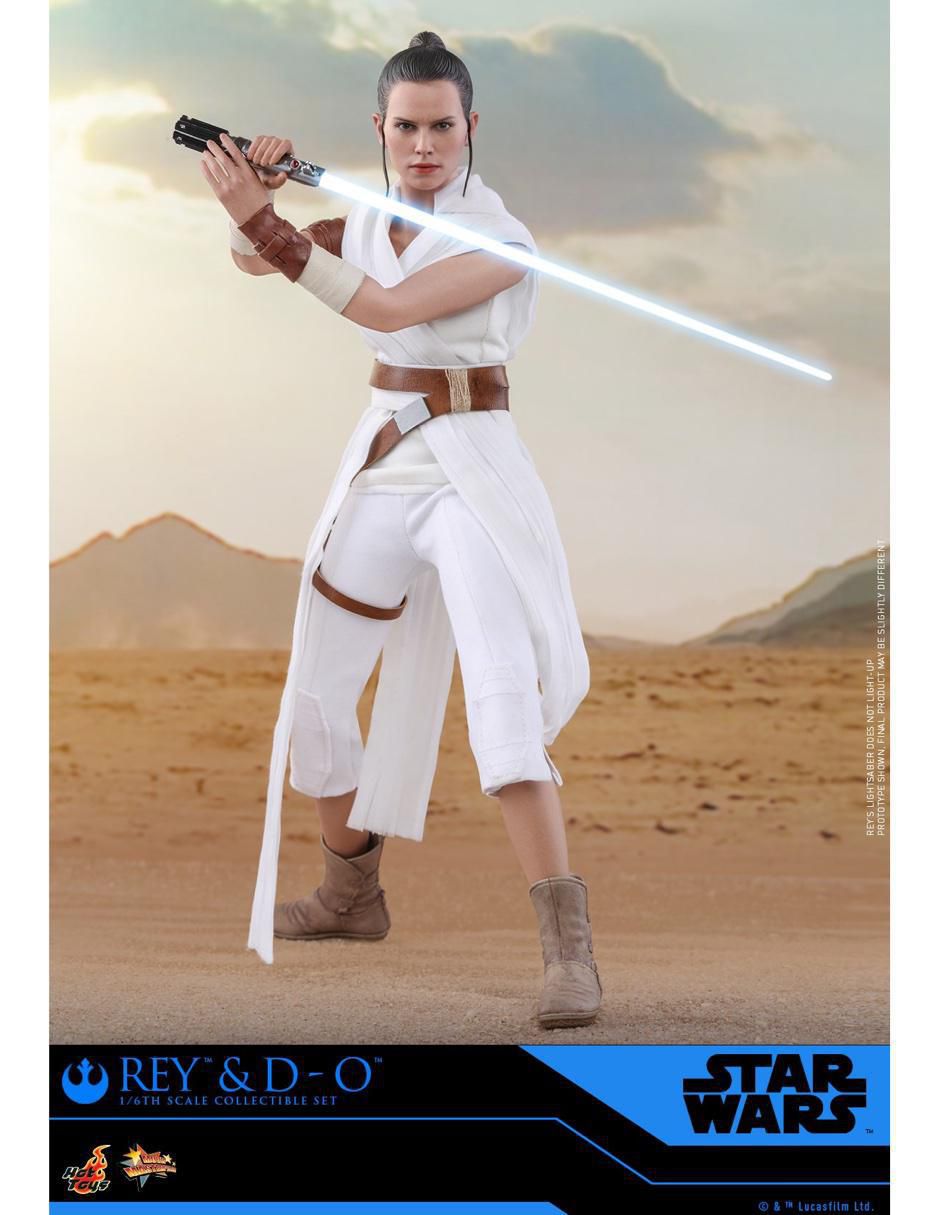 Set figuras acción Star Wars The Force Awakens Rey y D-O collectors 7