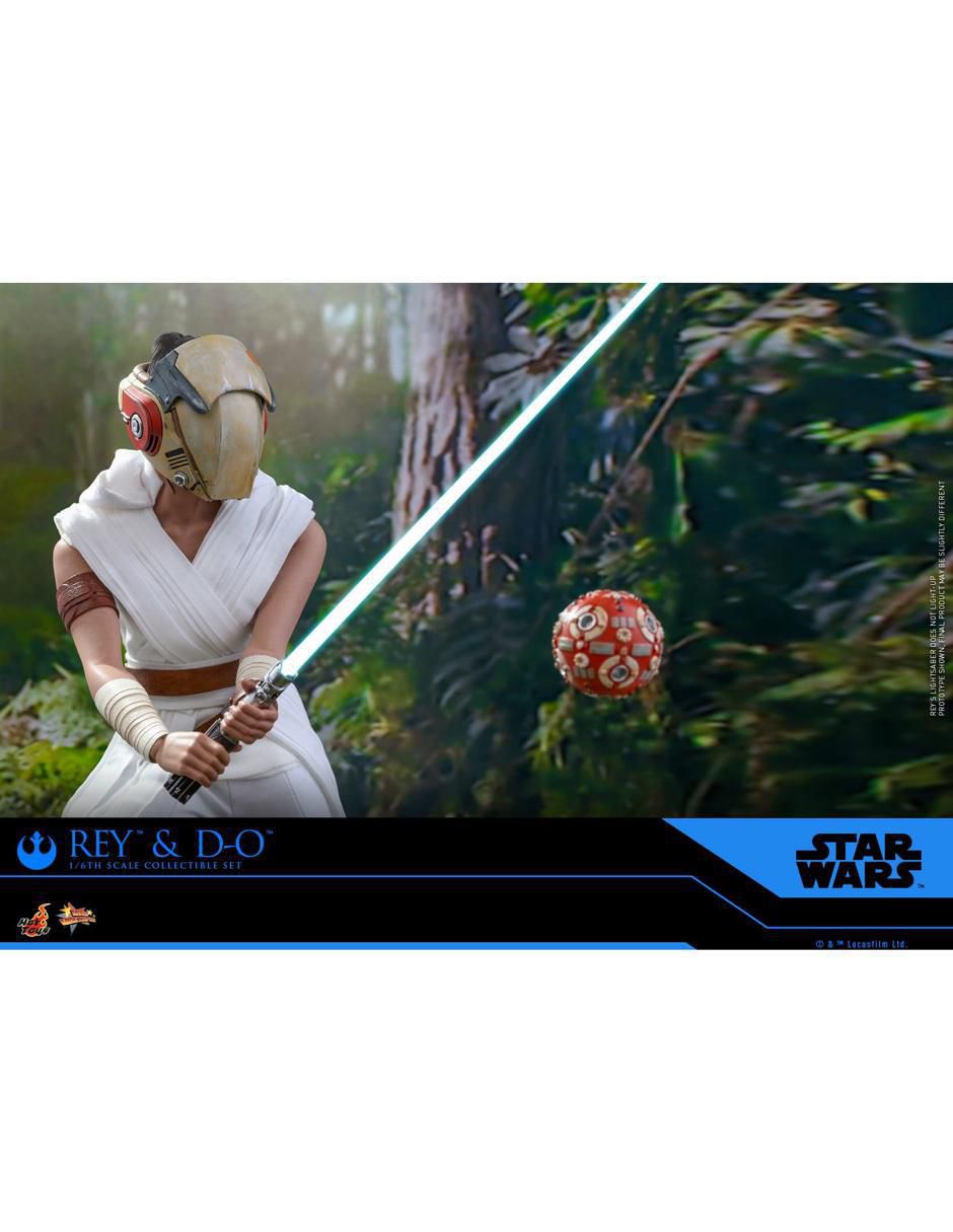 Set figuras acción Star Wars The Force Awakens Rey y D-O collectors 9