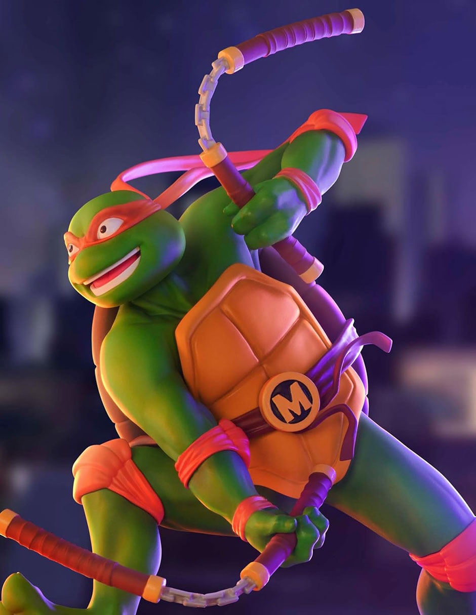 Figura de colección Teenage Mutant Ninja Turtles Michelangelo collectors 7