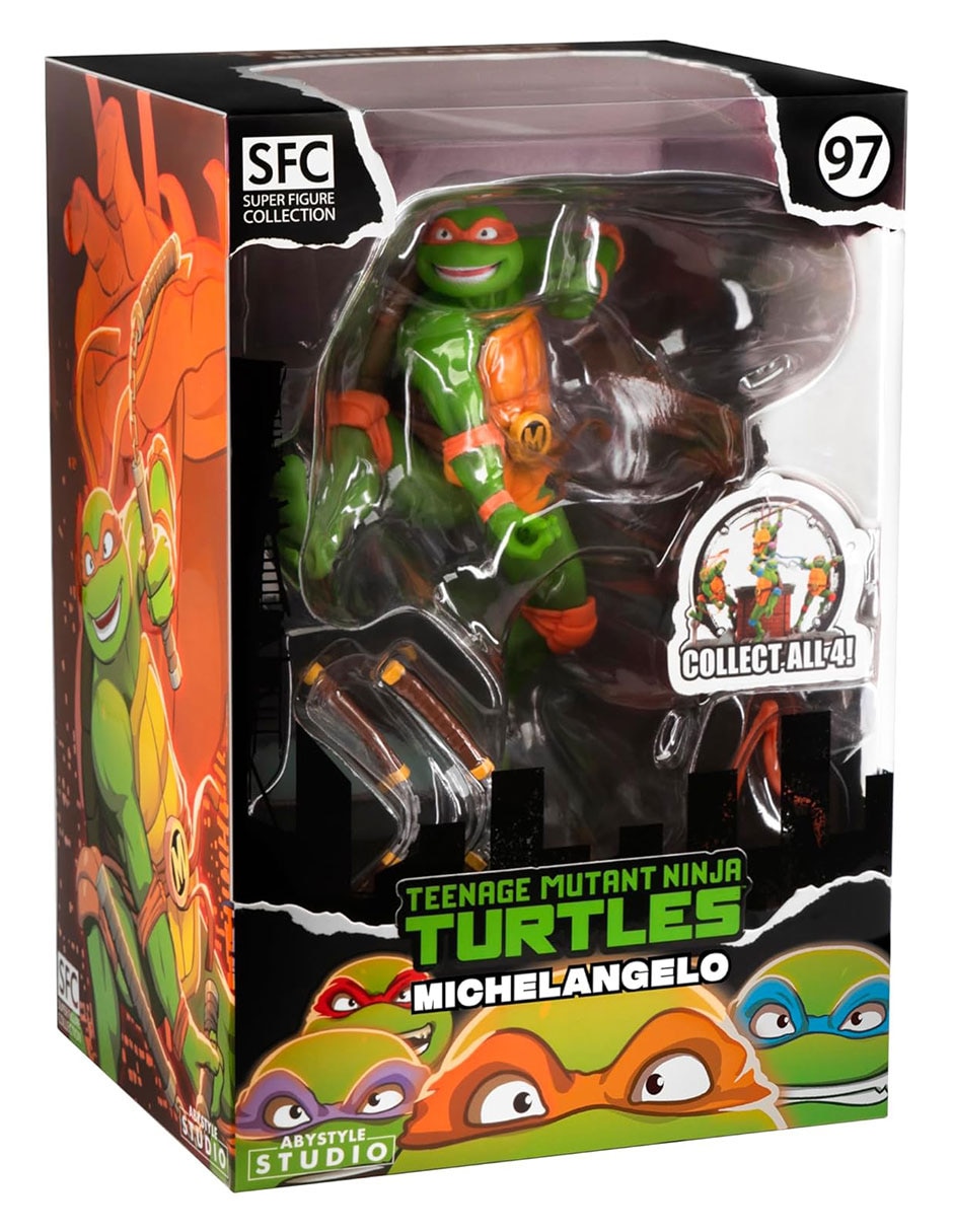 Figura de colección Teenage Mutant Ninja Turtles Michelangelo collectors 9