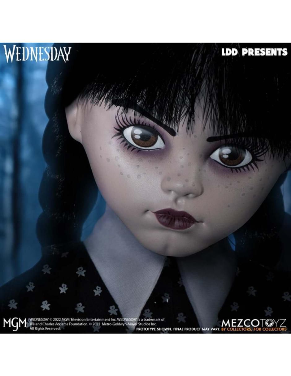 Figura de colección articulada Wednesday Merlina Addams collectors 4