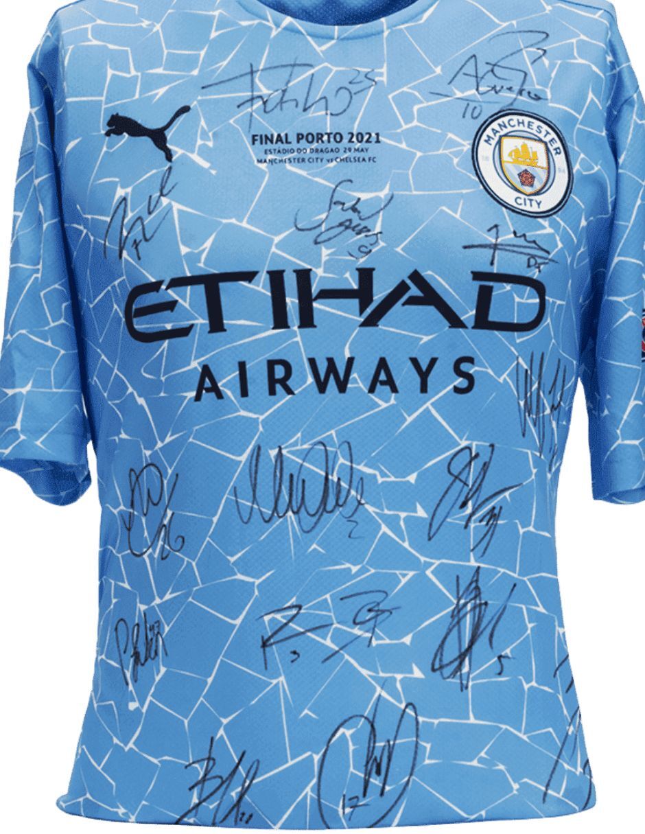 Jersey autografiado por varios 3
