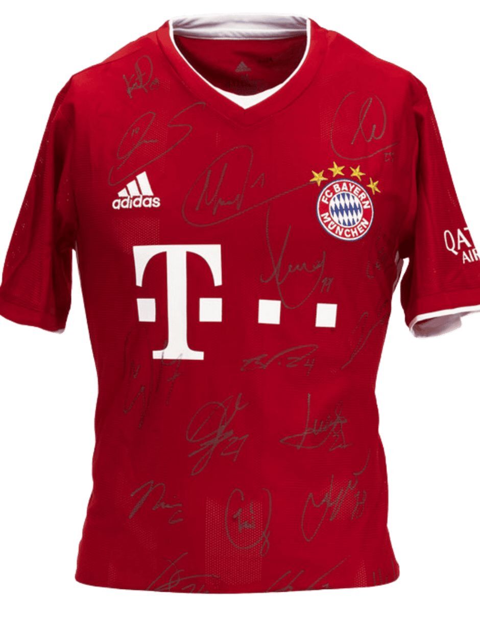 Jersey autografiado por varios 3