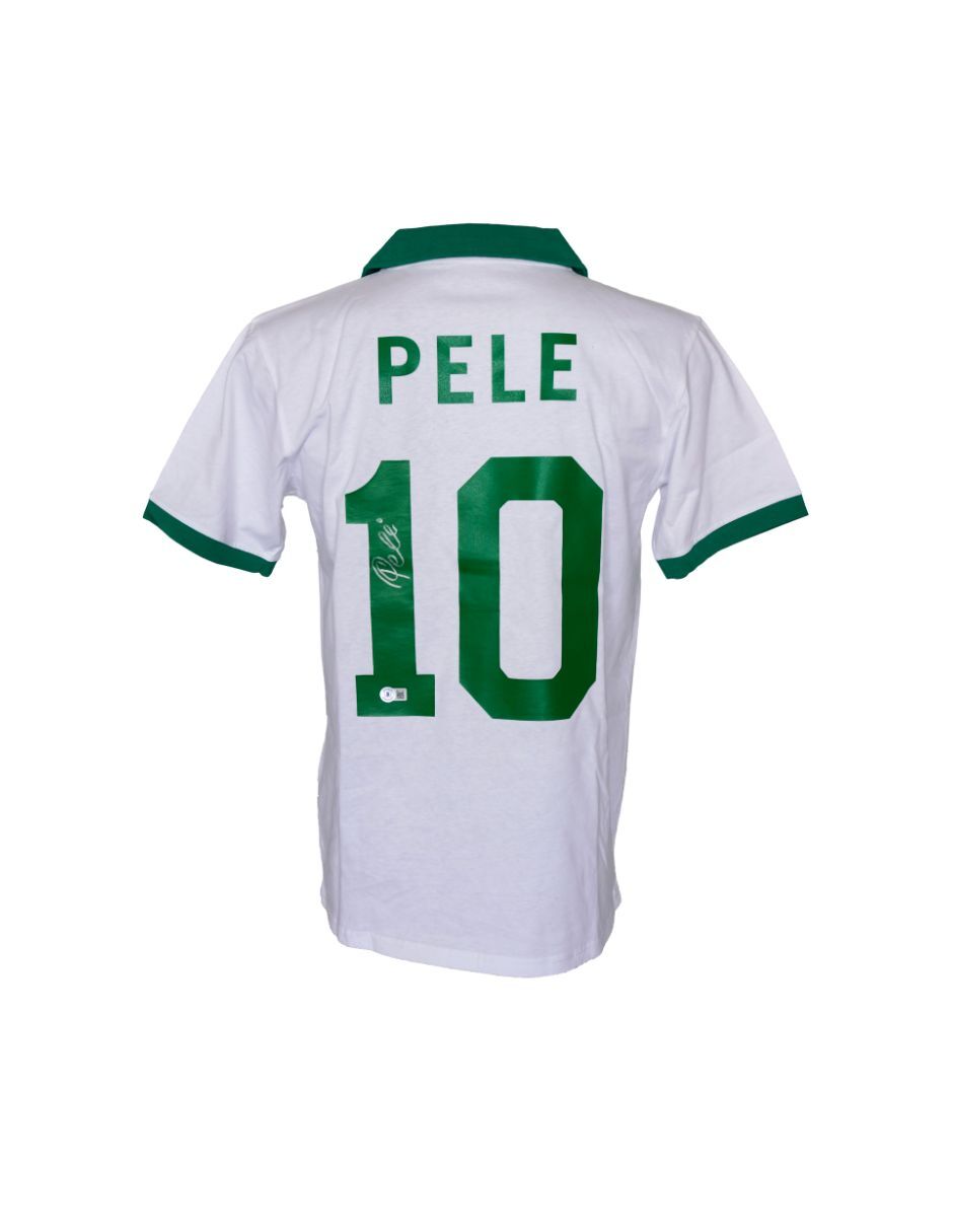 Jersey autografiado por Pelé Jersey autografiado por Pelé
