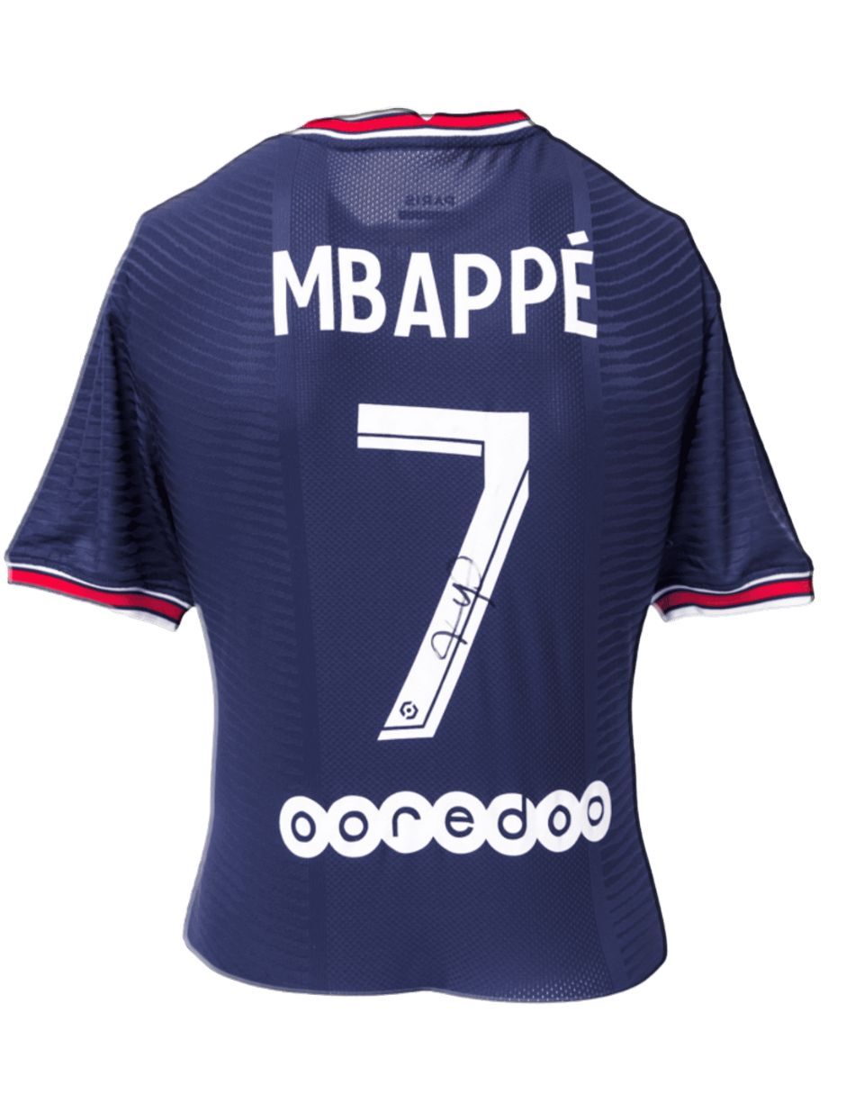 Jersey autografiado por Kylian Mbappé 2