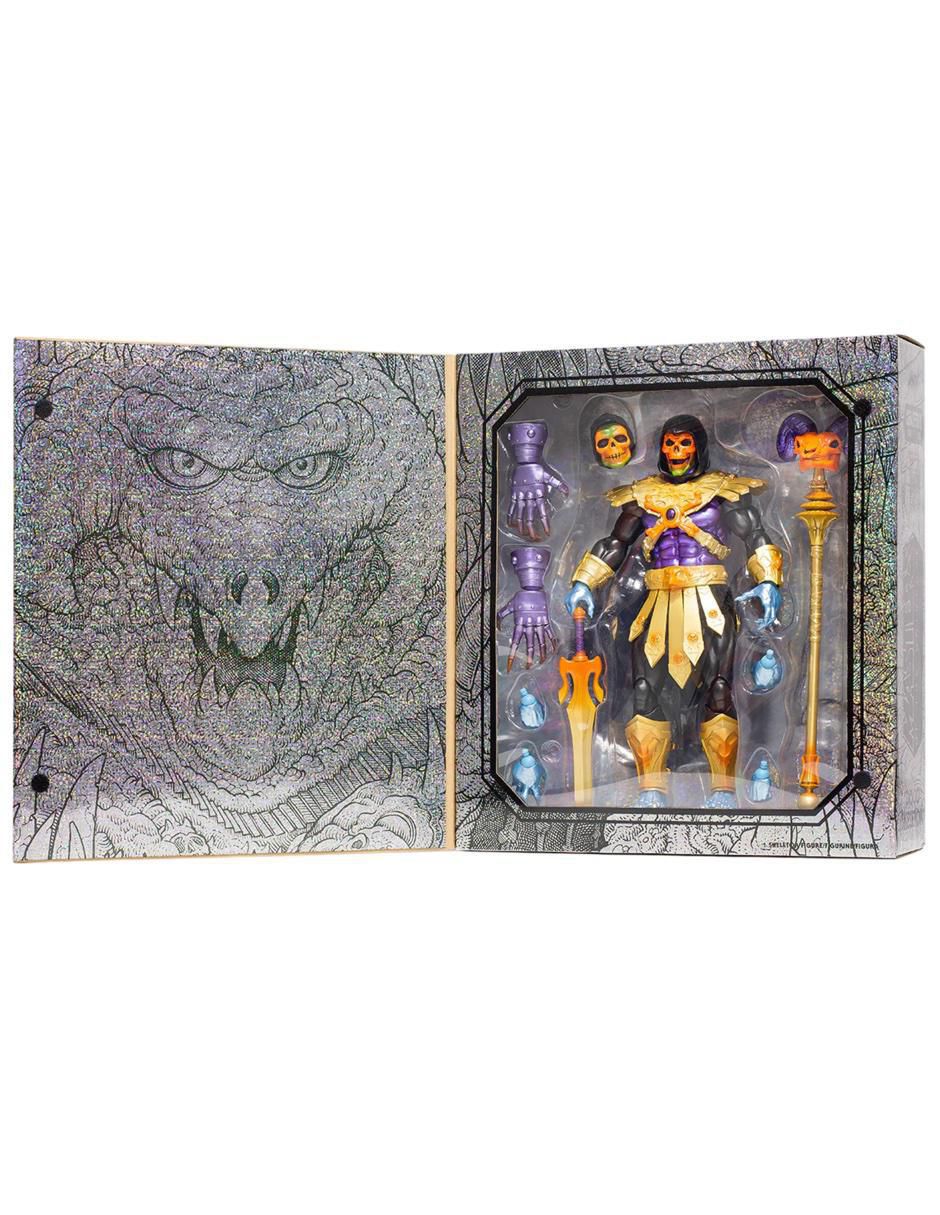 Figura de colección articulada Masters of the Universe Skeletor deluxe 12