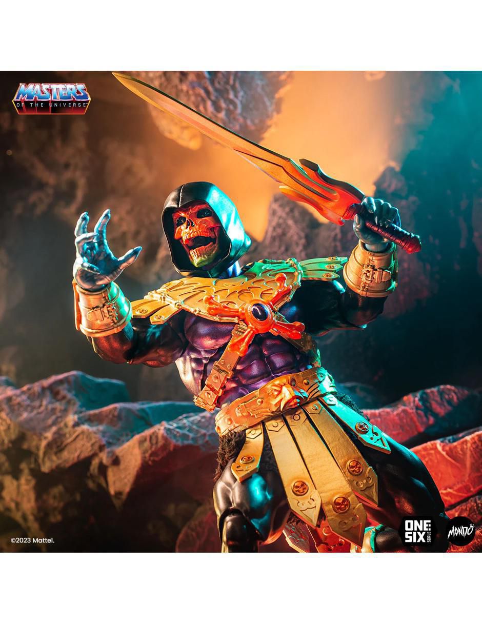 Figura de colección articulada Masters of the Universe Skeletor deluxe 5