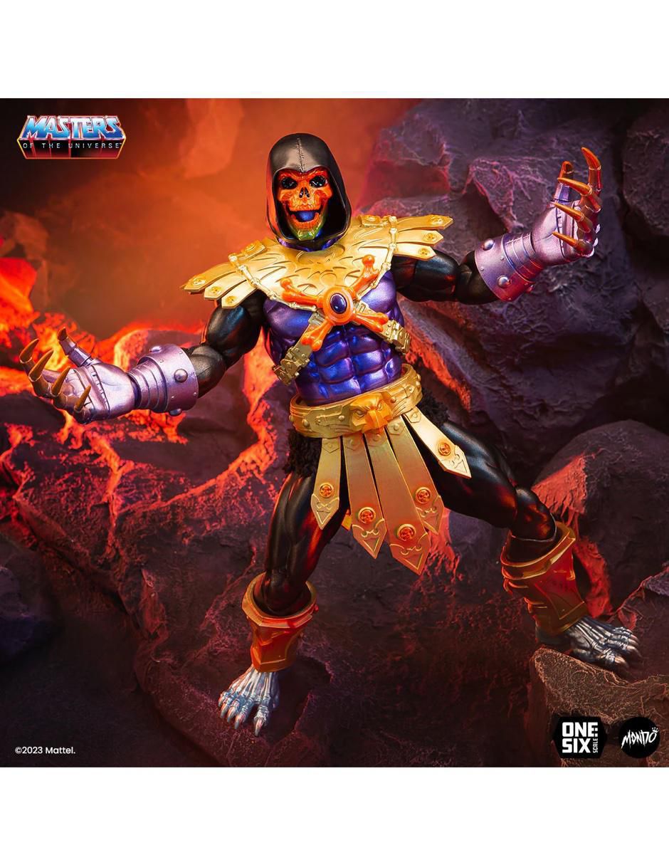 Figura de colección articulada Masters of the Universe Skeletor deluxe 6