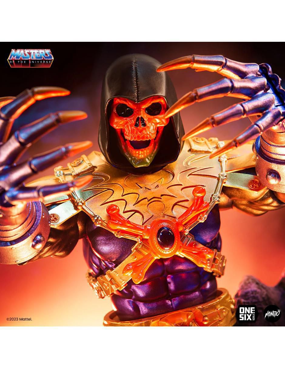 Figura de colección articulada Masters of the Universe Skeletor deluxe 8