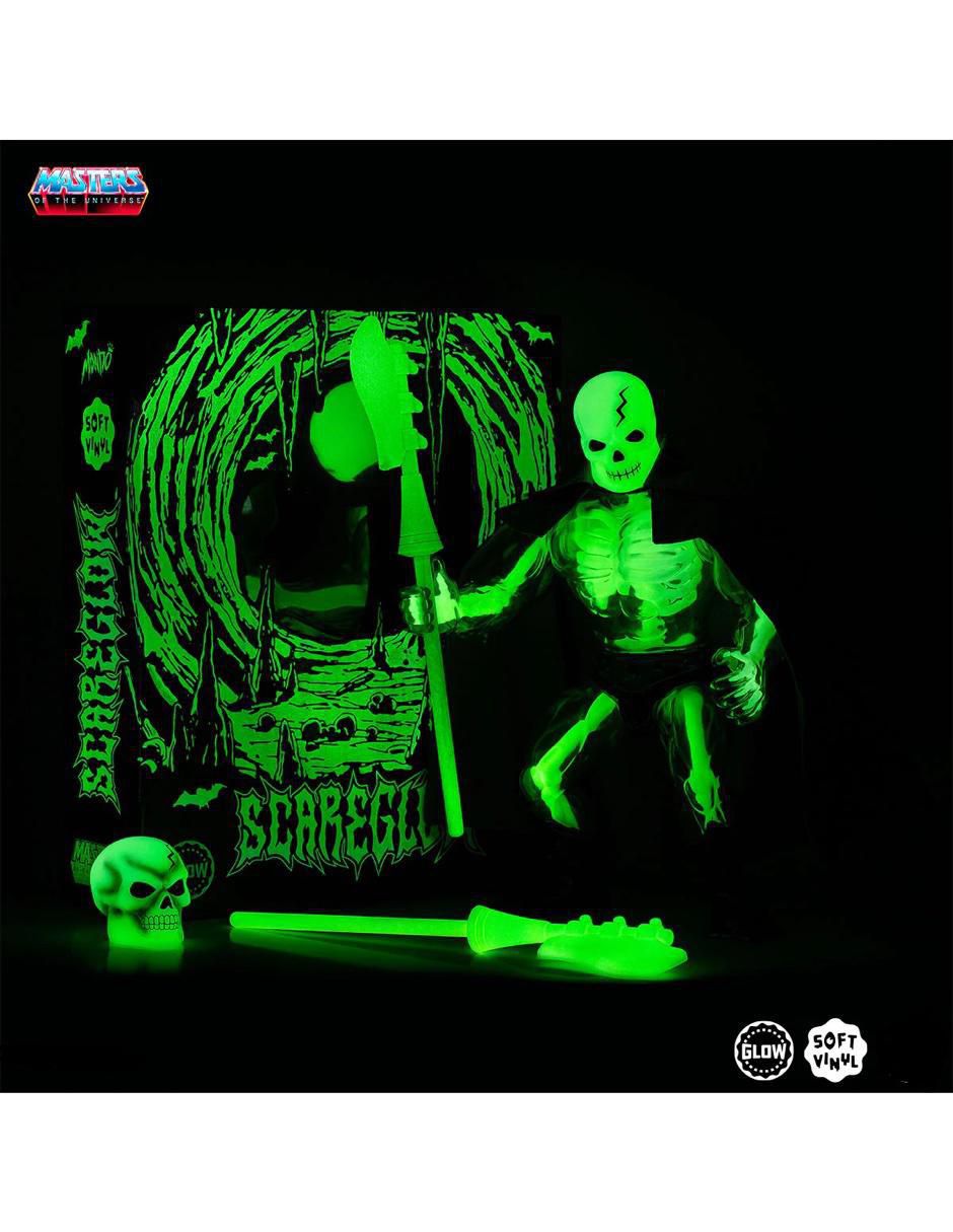 Figura de colección articulada Masters of the Universe Scare Glow chase 4