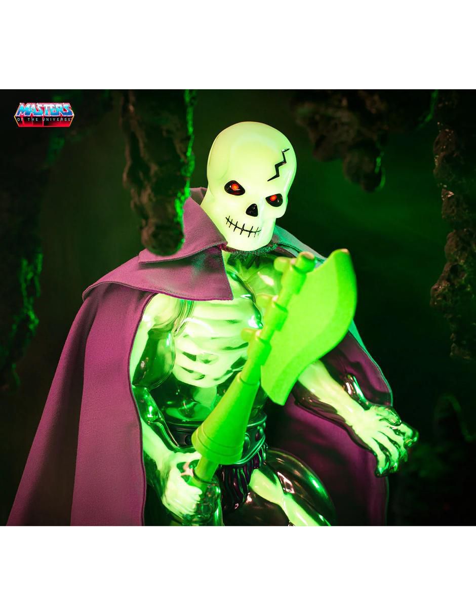 Figura de colección articulada Masters of the Universe Scare Glow chase 6