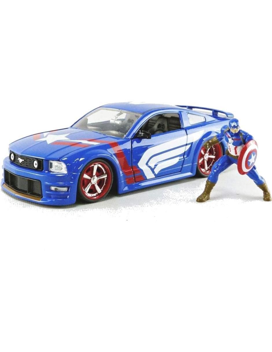 Automóvil deportivo ford mustang gt 2006 Capitán América