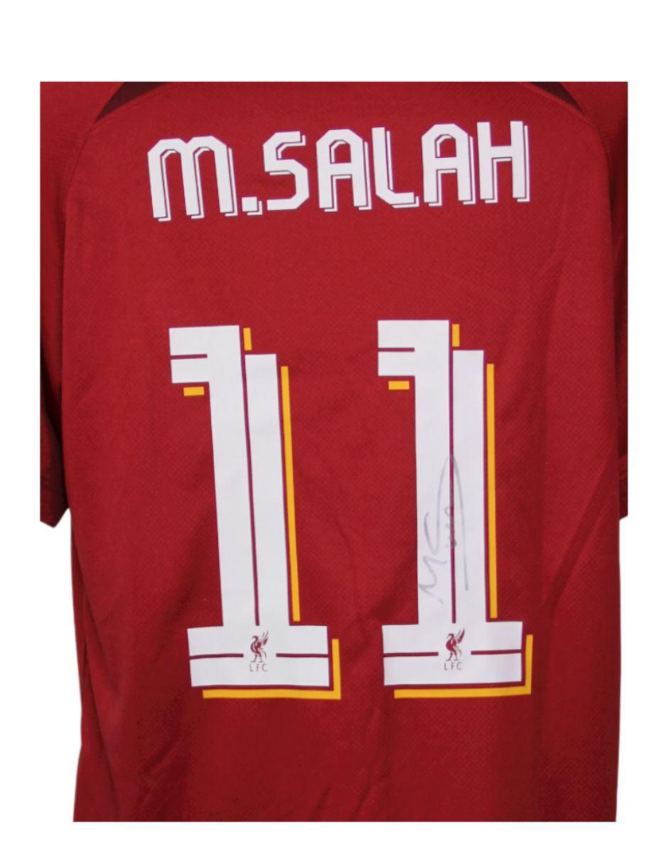 Jersey autografiado por Mohamed Salah 3