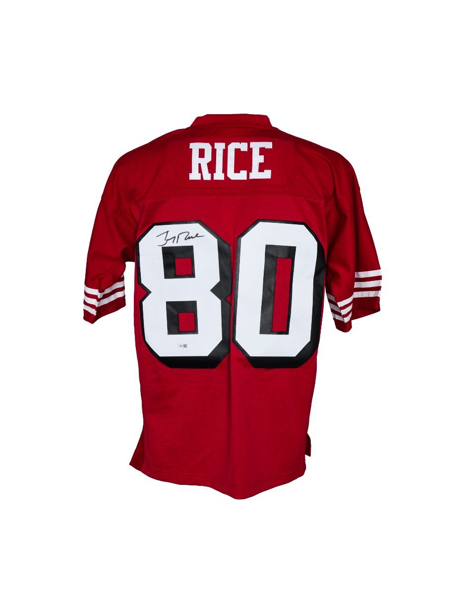 Jersey autografiado por Jerry Rice