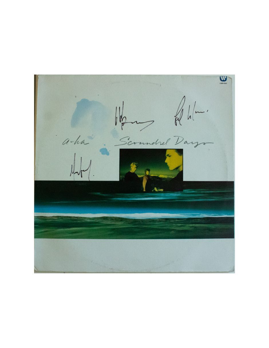 Disco de Vinilo autografiado por A-Ha 2