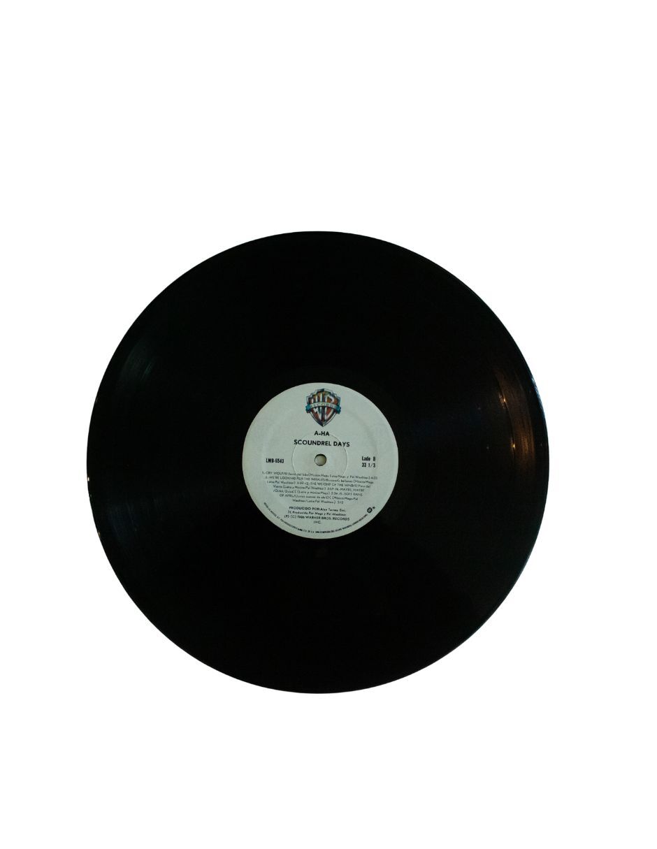 Disco de Vinilo autografiado por A-Ha 4