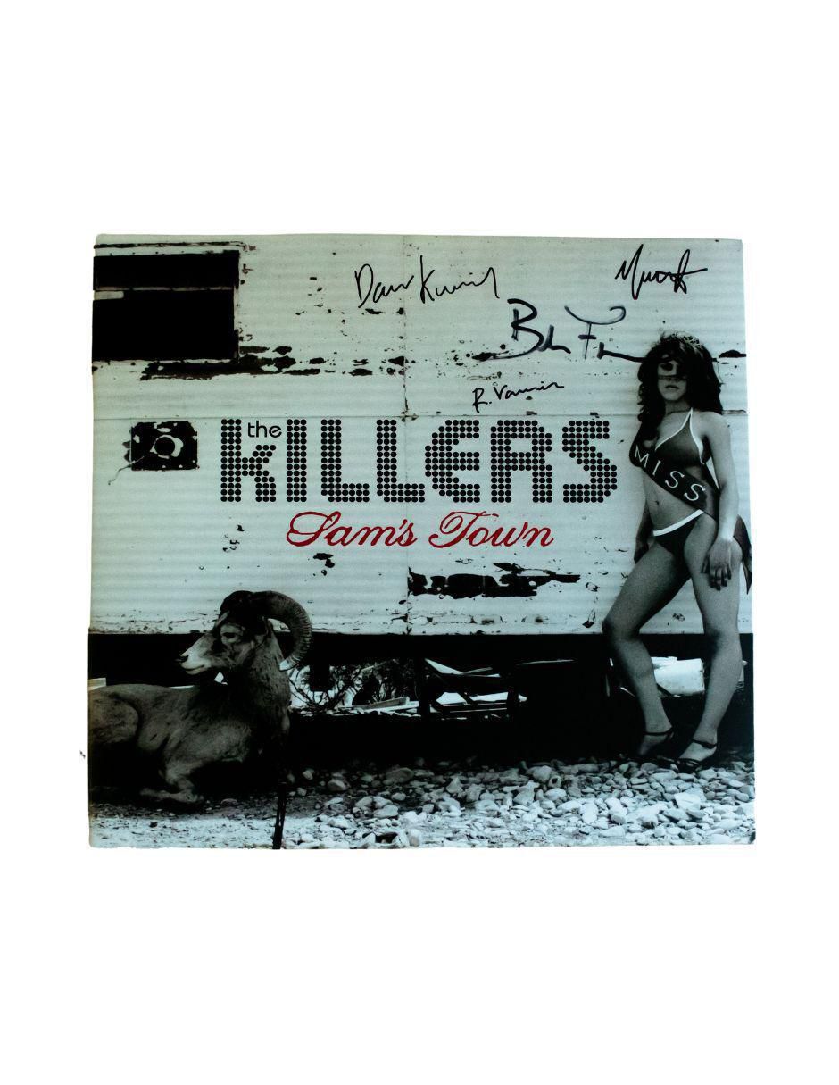 Disco de Vinilo autografiado por The Killers Disco de Vinilo autografiado por The Killers