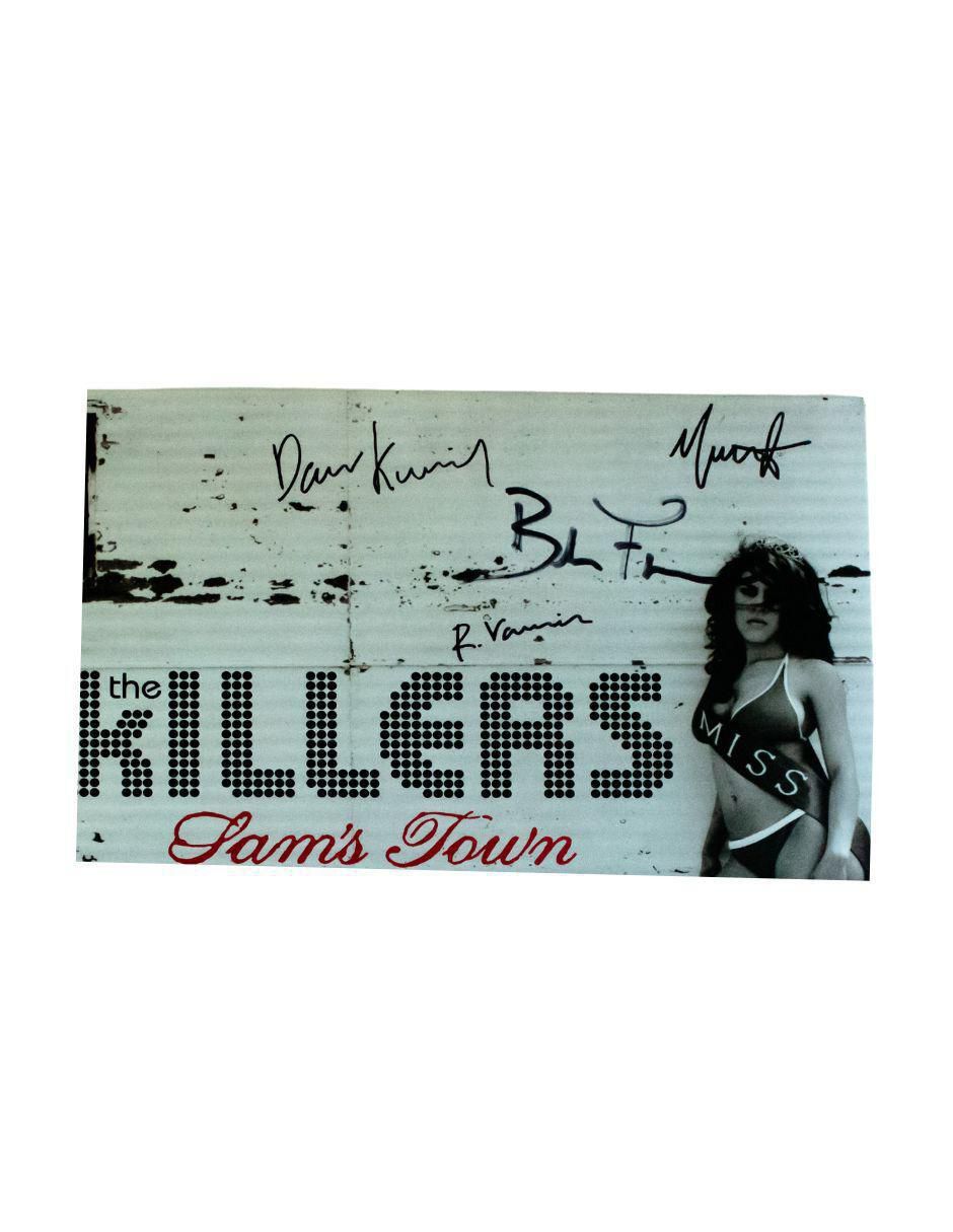 Disco de Vinilo autografiado por The Killers 4