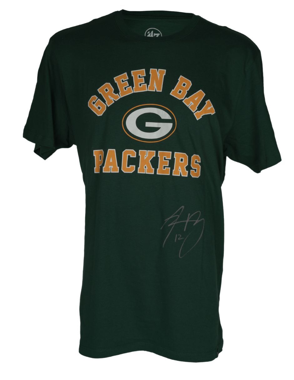 Playera autografiado por Aaron Rodgers 2