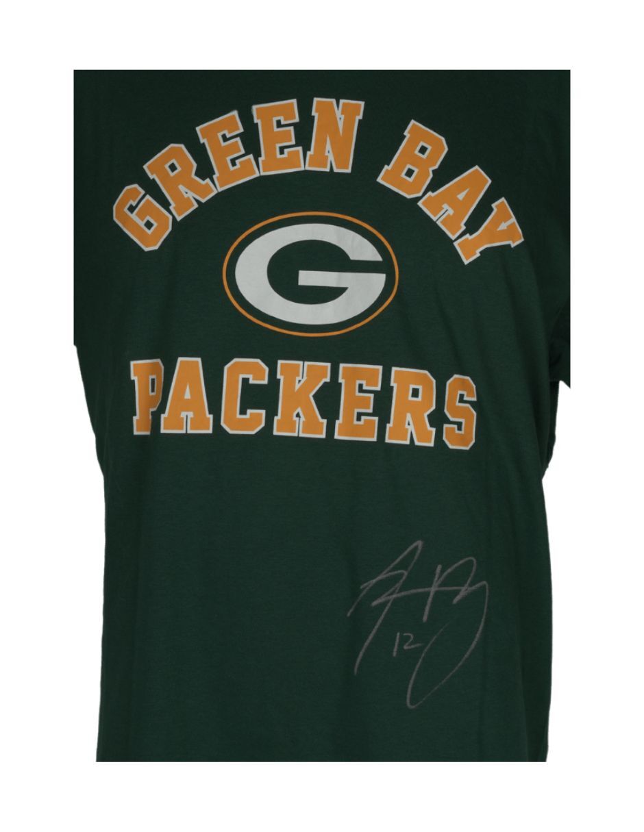 Playera autografiado por Aaron Rodgers 3