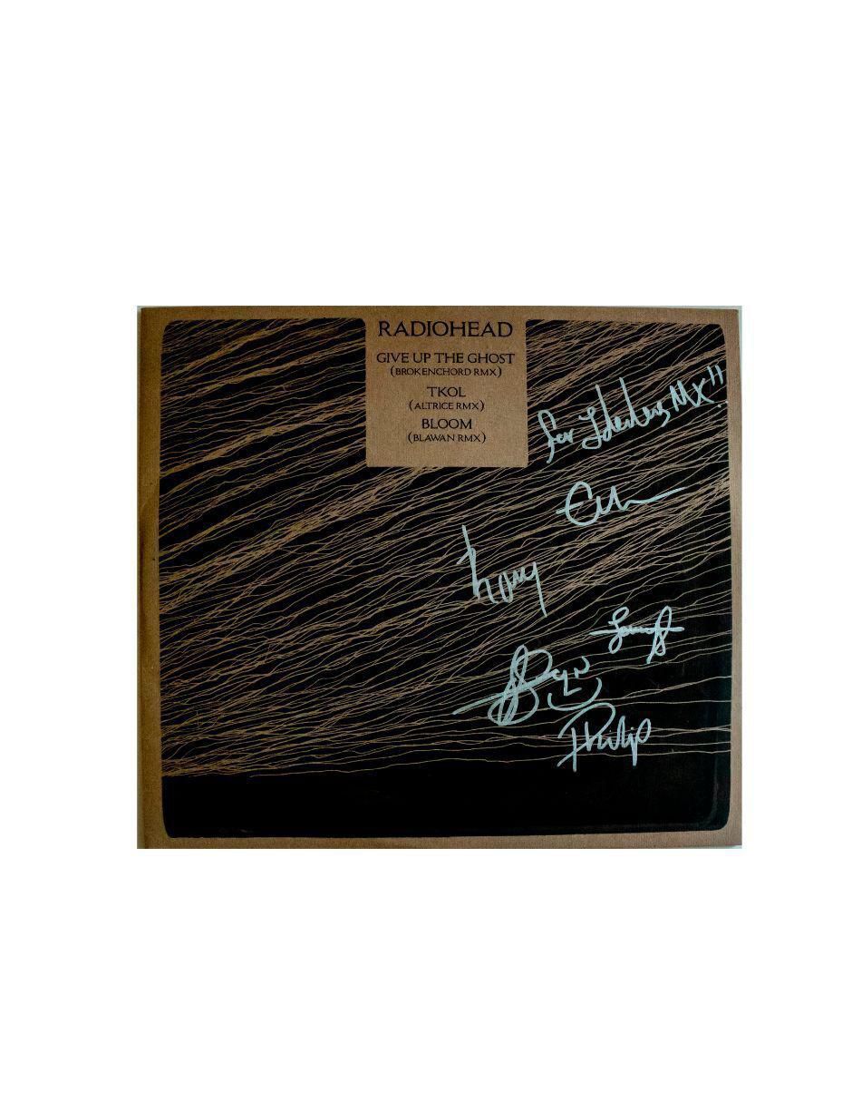 Disco de Vinilo autografiado por Radiohead Disco de Vinilo autografiado por Radiohead
