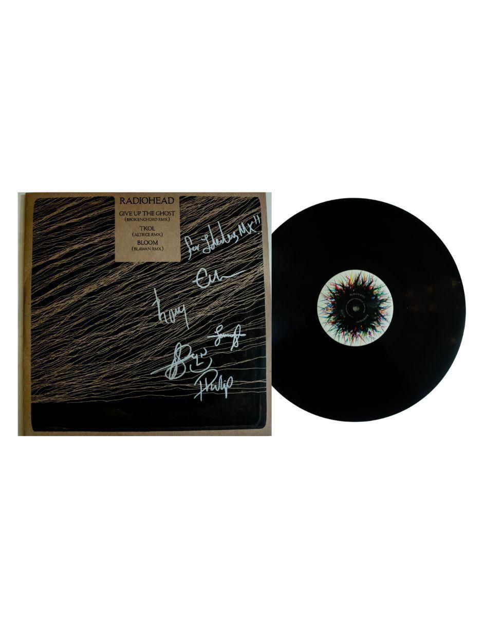 Disco de Vinilo autografiado por Radiohead 2