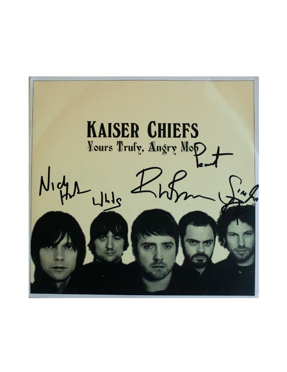 Disco de Vinilo autografiado por Kaiser Chiefs Disco de Vinilo autografiado por Kaiser Chiefs