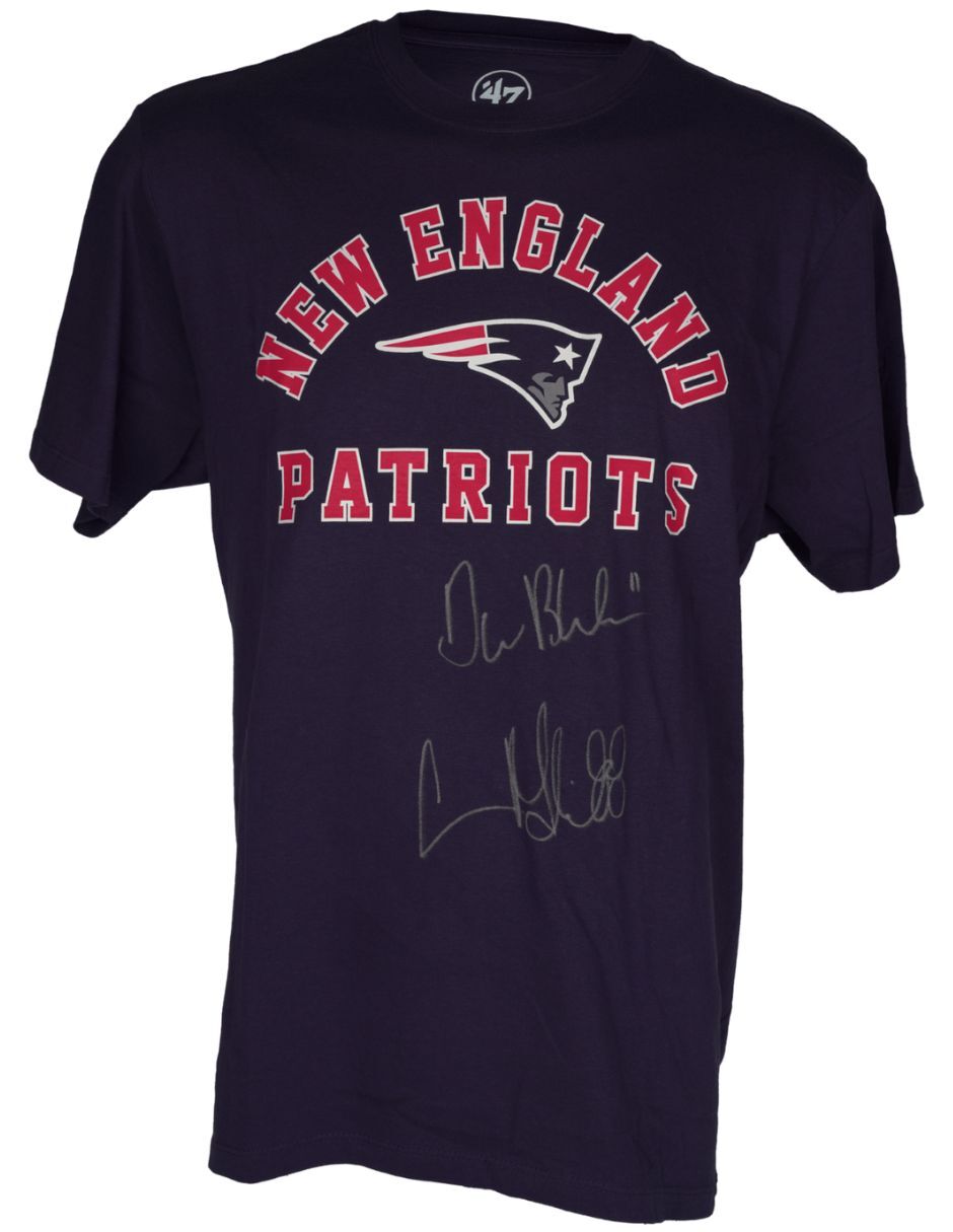 Playera autografiado por Drew Bledsoe Y Terry Glenn 2