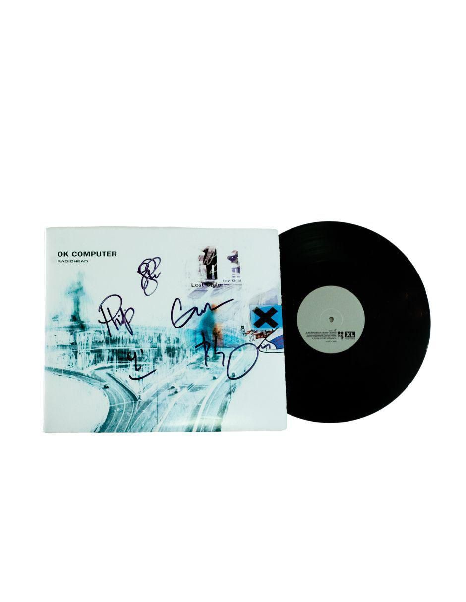 Disco de Vinilo autografiado por Radiohead 2
