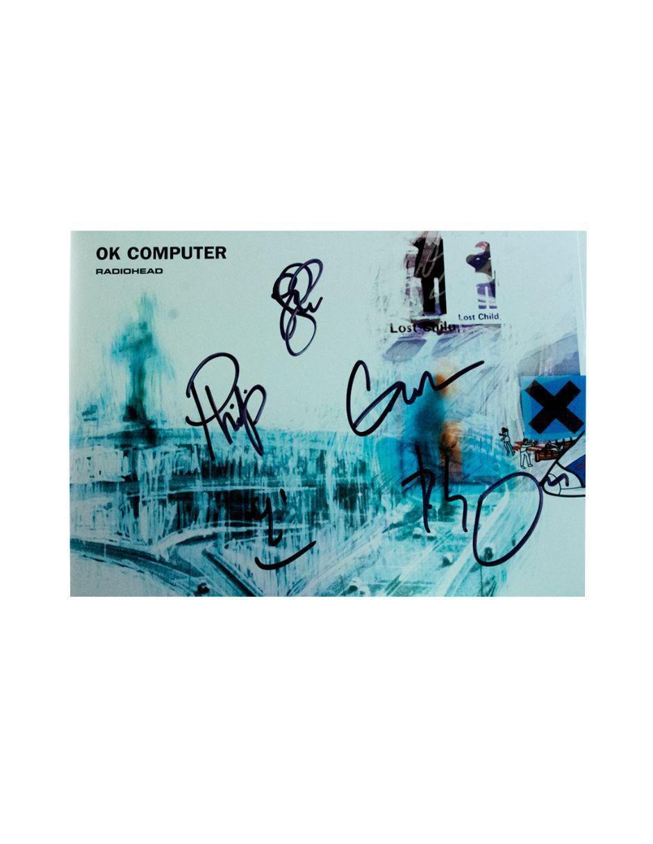 Disco de Vinilo autografiado por Radiohead 3