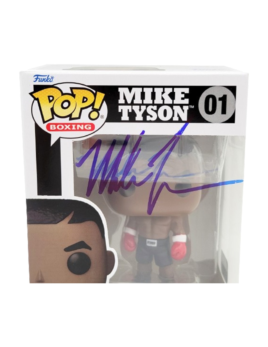 Figura Coleccionable autografiado por Mike Tyson 2