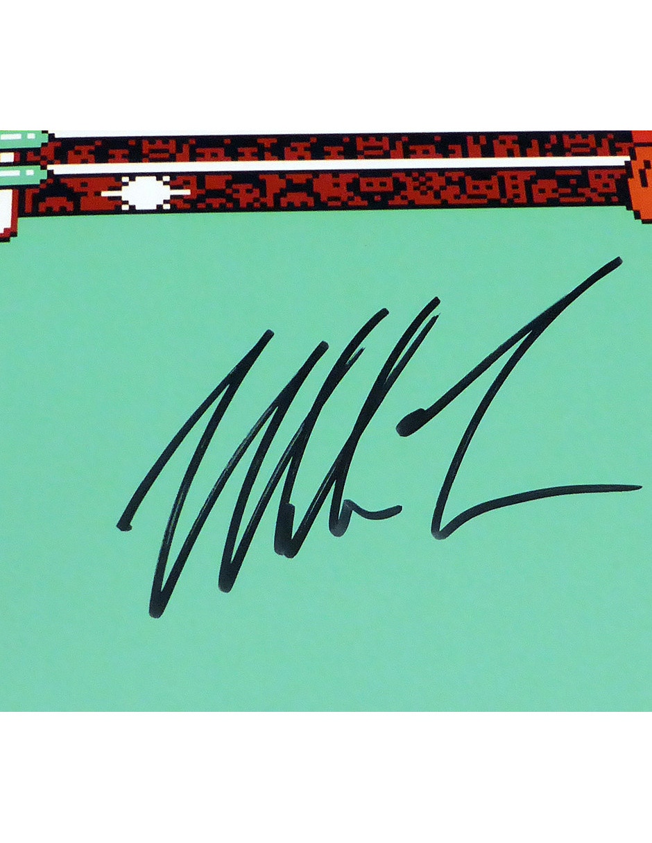Fotografía autografiado por Mike Tyson 2