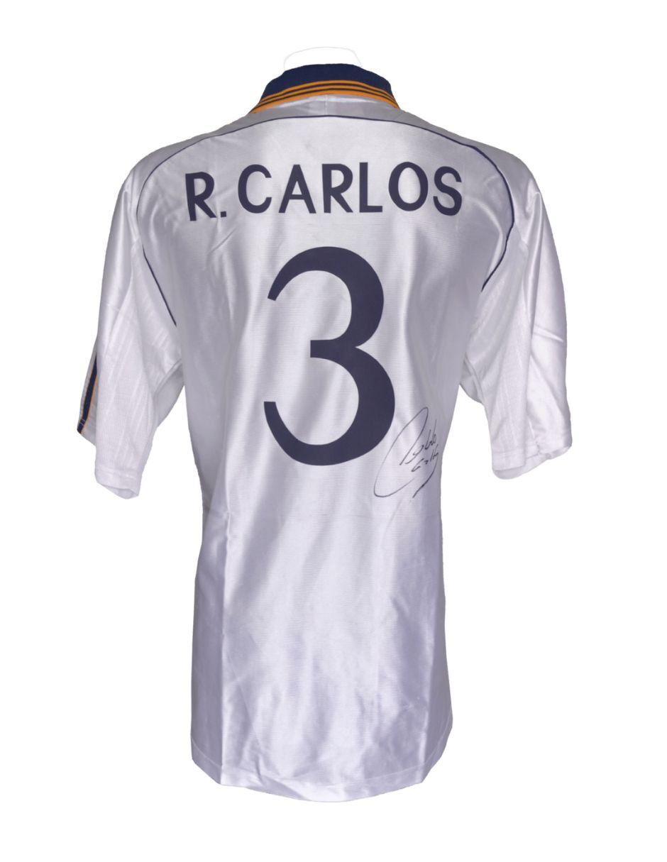 Jersey autografiado por Roberto Carlos 2