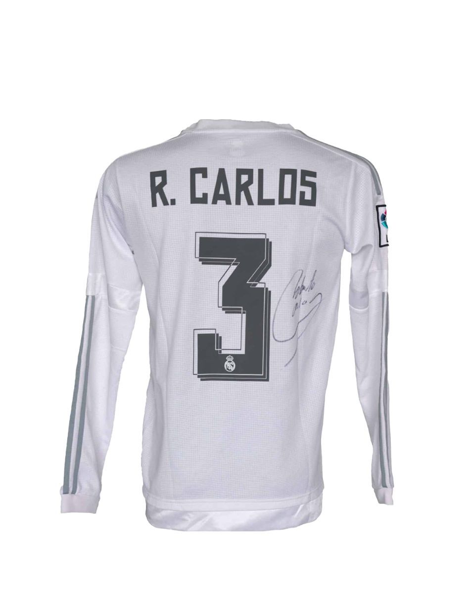 Jersey autografiado por Roberto Carlos