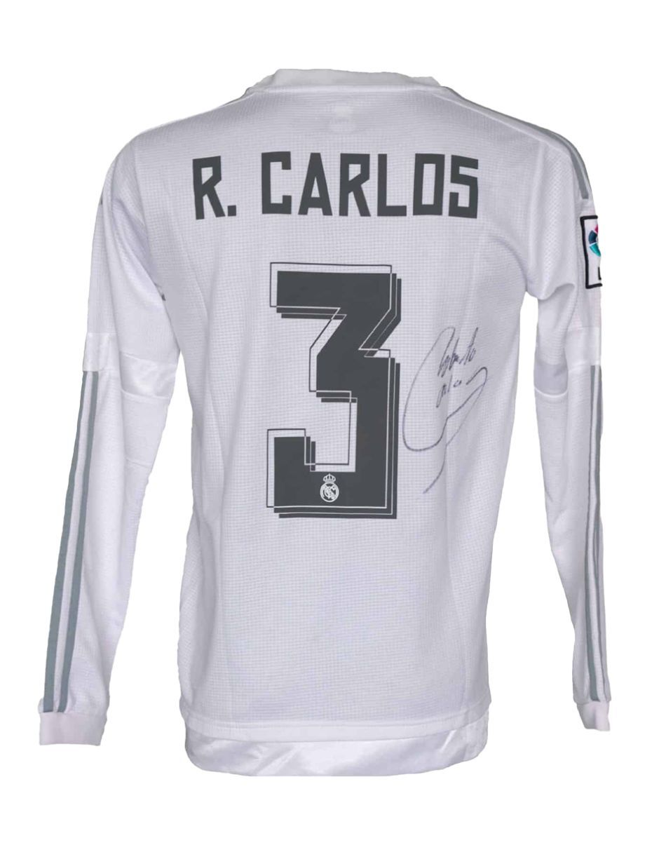 Jersey autografiado por Roberto Carlos 2