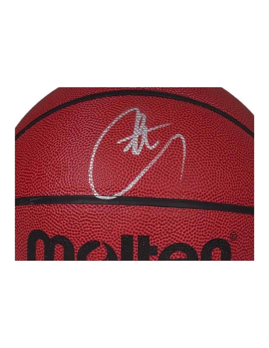Balón autografiado por Stephen Curry 3