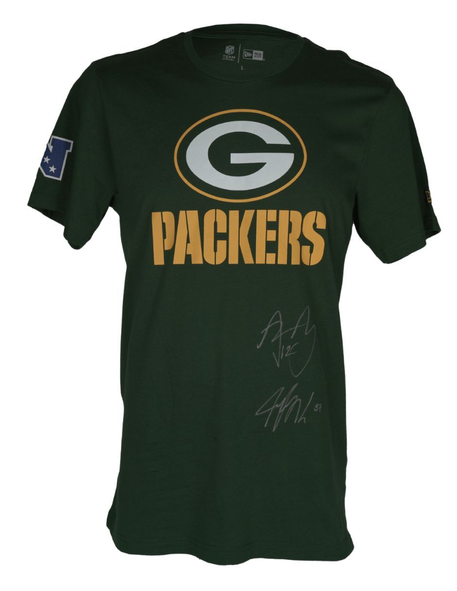 Playera autografiado por Aaron Rodgers. Jordy Nelson 2