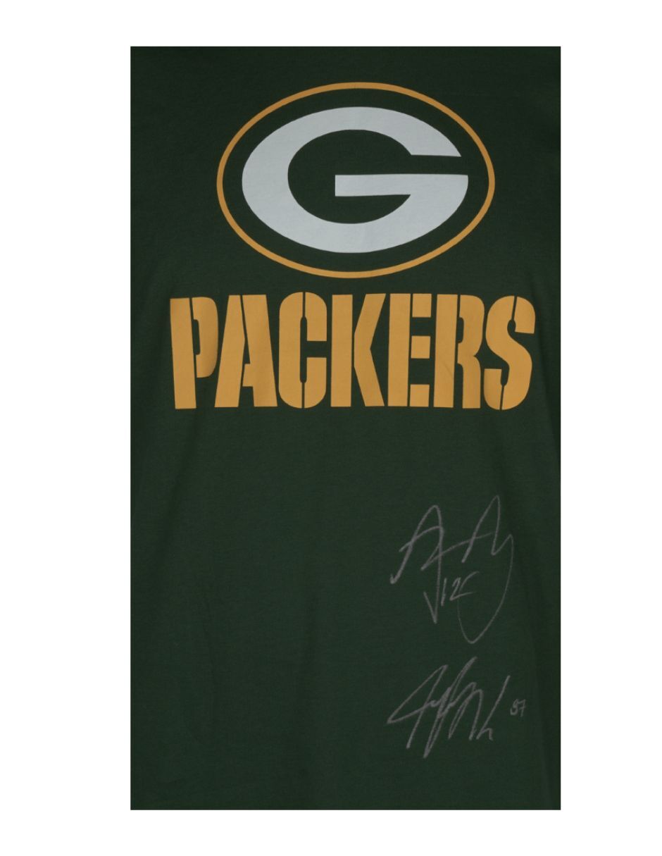 Playera autografiado por Aaron Rodgers. Jordy Nelson 3