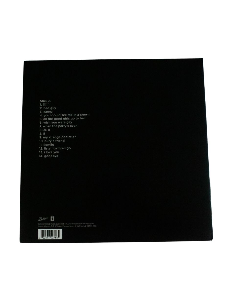 Disco de Vinilo autografiado por Billie Eilish 3