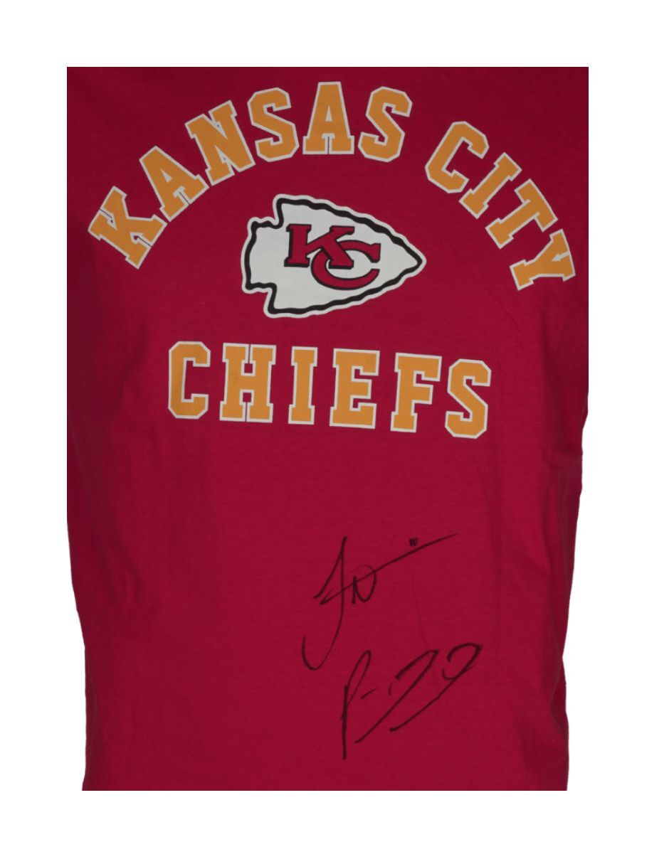Playera autografiado por Patrick Mahomes 3