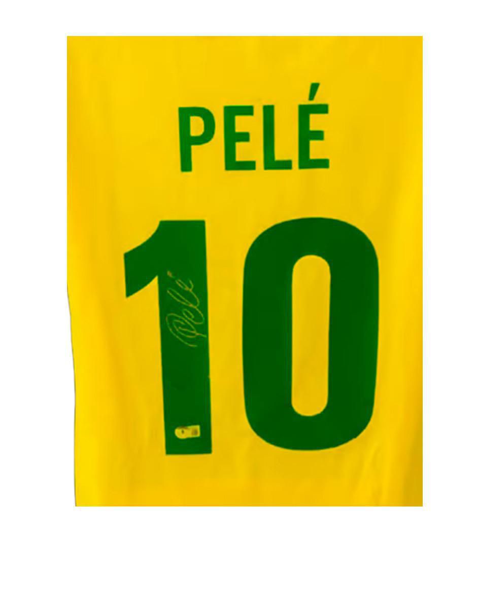 Jersey autografiado por Pelé 2