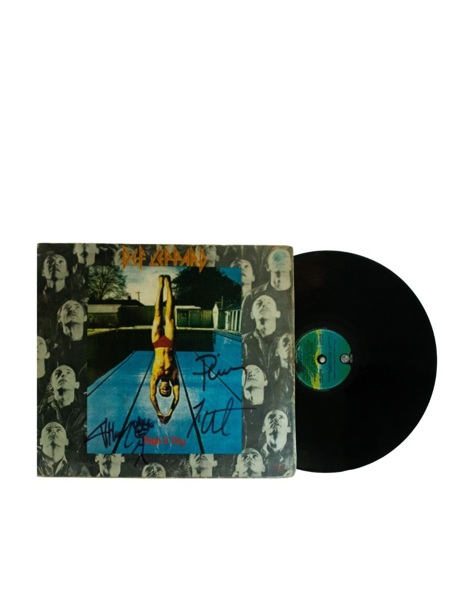 Disco de Vinilo autografiado por Def Leppard 5