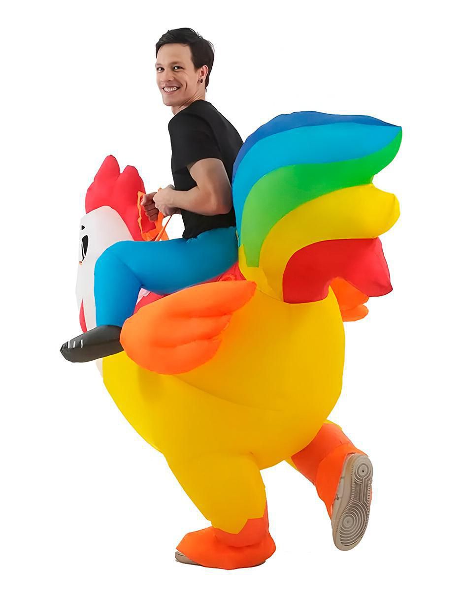 Disfraz de gallina unisex 2