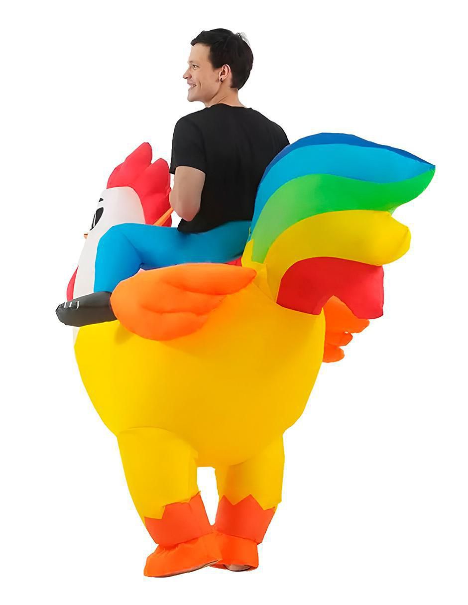 Disfraz de gallina unisex 4