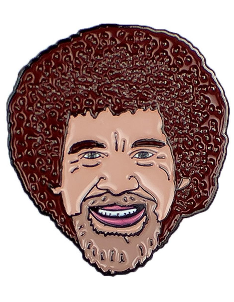 Pin de metal Bob Ross 2
