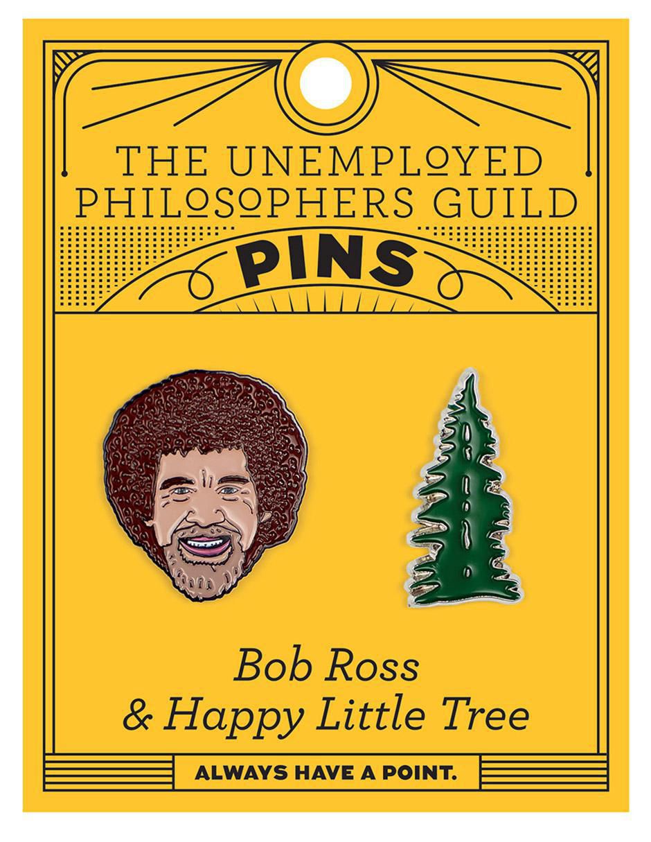 Pin de metal Bob Ross 3