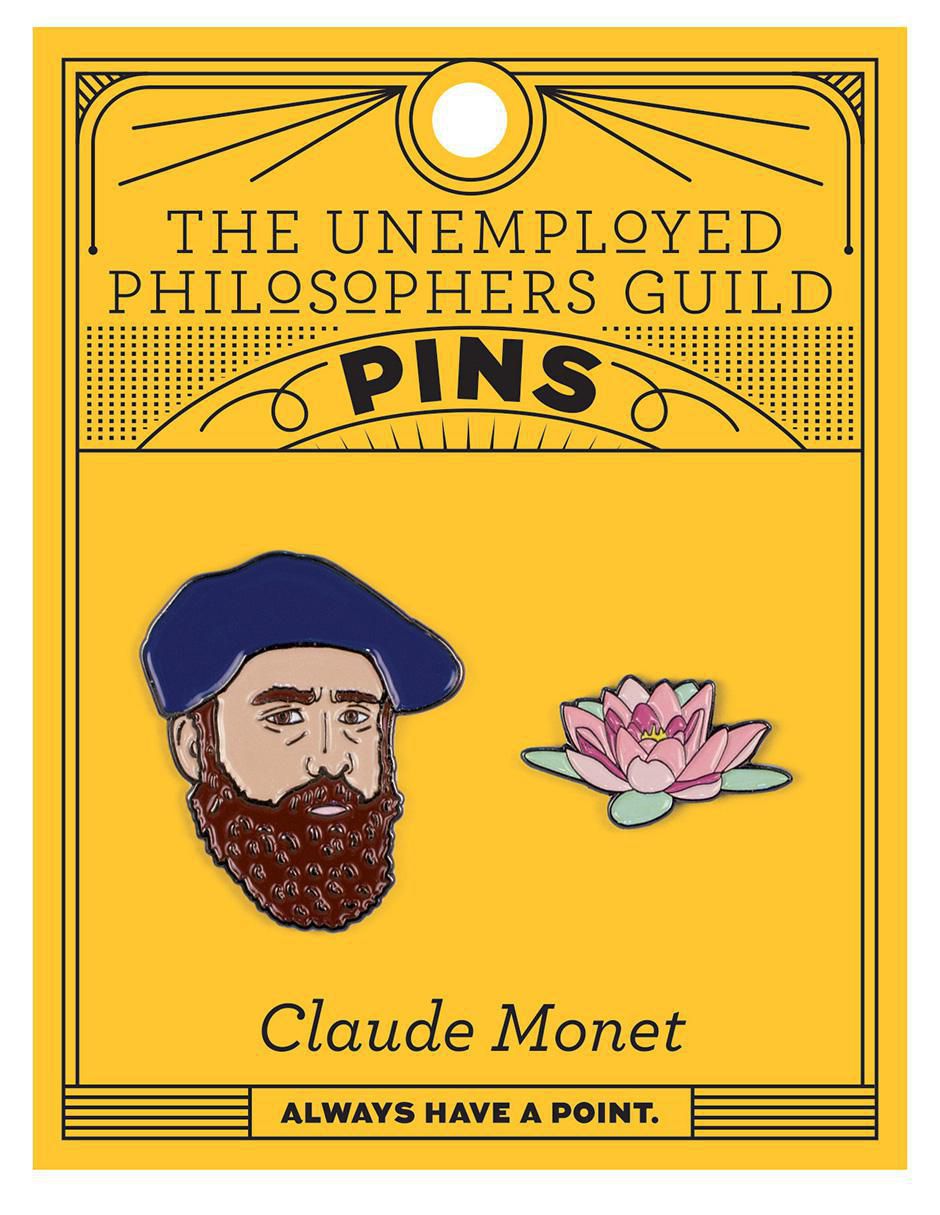 Pin de metal Claude Monet 2