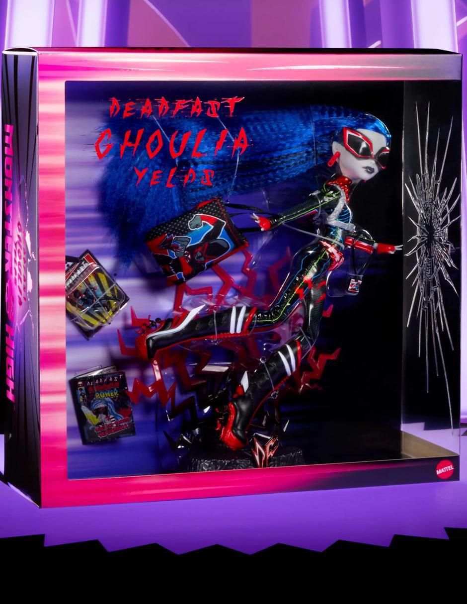 Figura de colección articulada Monster High Deadfast Ghoulia Yelps articulada 2