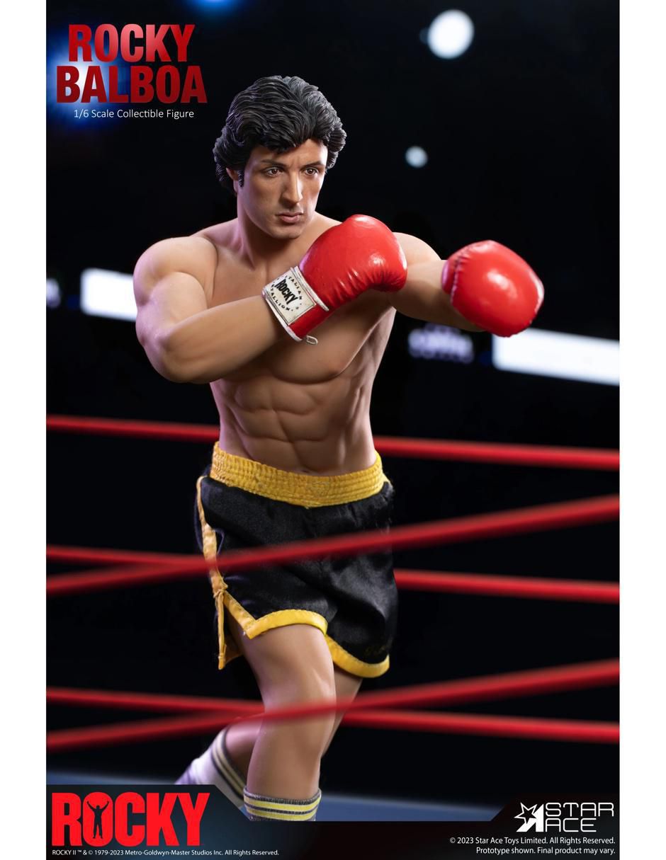 Figura de colección articulada Rocky 45th Rocky Balboa 2